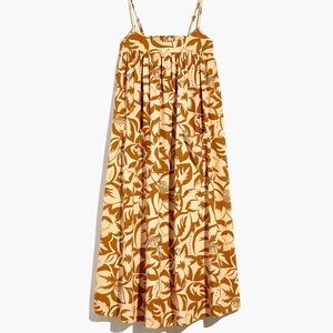 Madewell Linen-Blend Cami Dress
